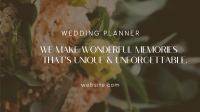 Wedding Planner Bouquet Facebook Event Cover Design
