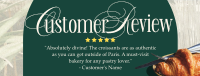 Pastry Customer Review Facebook cover Image Preview