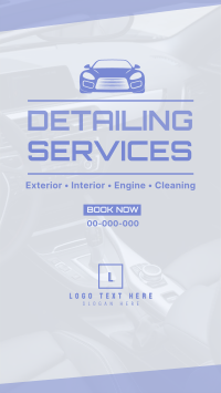 Car Detailing Services Facebook Story Design