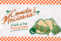 Comida Mexicana Pinterest Cover Design