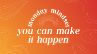 Monday Mindset Quote Facebook Event Cover Design