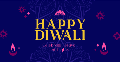 Happy Diwali Greeting Facebook ad Image Preview