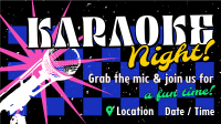 Pop Karaoke Night Animation Design