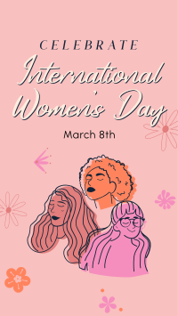 Celebrate Women's Day Facebook Story Design