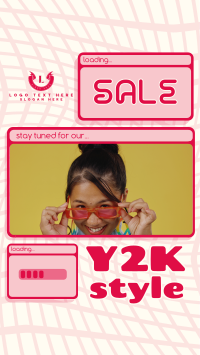 Y2K Fashion Brand Sale Facebook Story Design