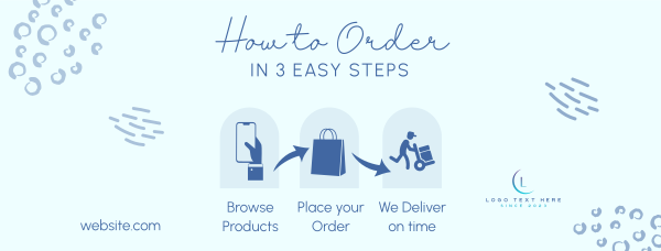 Easy Order Guide Facebook Cover Design Image Preview