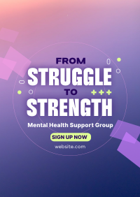 Mental Health Support Flyer Preview