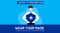 Wear Mask Facebook Event Cover Design