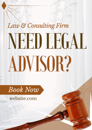 Legal Advising Poster Image Preview