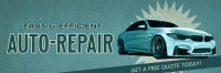 Modern Professional Mechanic Twitter Header Image Preview