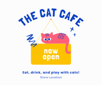 Cat Cafe Facebook post Image Preview