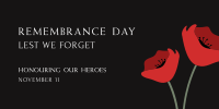 Remembrance Day Twitter post Image Preview