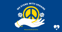 Ukraine Peace Hand Facebook ad Image Preview