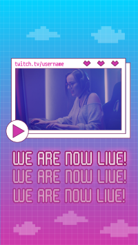 Gaming Livestream Instagram story Image Preview