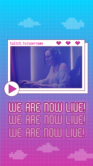 Gaming Livestream Instagram story Image Preview