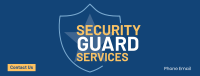 Guard Badge Facebook Cover Design
