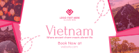 Vietnam Travel Tour Scrapbook Facebook cover Image Preview