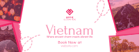 Vietnam Travel Tour Scrapbook Facebook Cover Image Preview