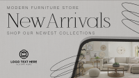 Minimalist Furniture Store Facebook event cover Image Preview