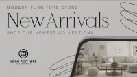 Minimalist Furniture Store Facebook event cover Image Preview