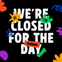 We're Closed Today Linkedin Post Image Preview