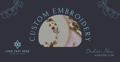 Embroidery Order Facebook ad Image Preview