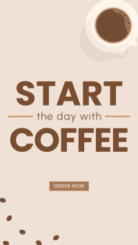 Morning Coffee Facebook Story Design