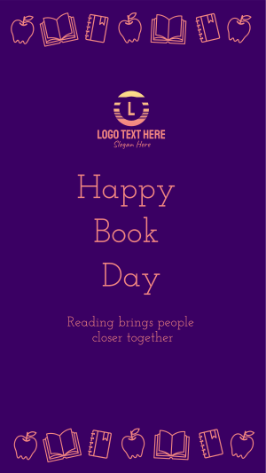 Book Day Message Instagram story