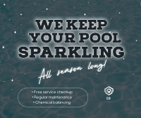 Sparkling Pool Services Facebook Post Image Preview