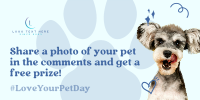 Cute Pet Lover Giveaway Twitter post Image Preview