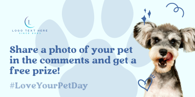 Cute Pet Lover Giveaway Twitter Post Image Preview