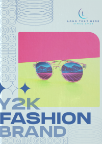 Y2K Fashion Brand Coming Soon Poster Design