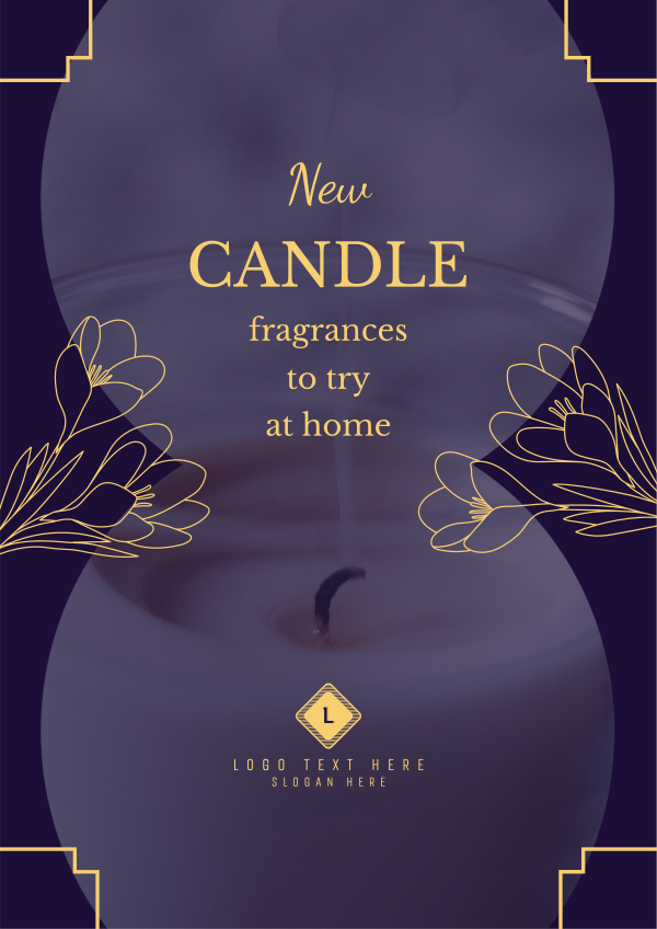 Handmade Candle Shop Flyer Design Image Preview