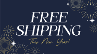 New Year Shipping Facebook Event Cover Design