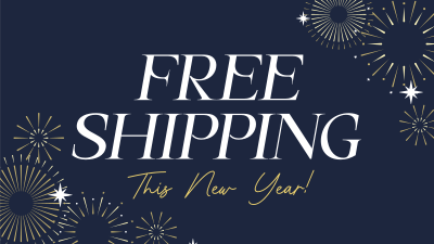 New Year Shipping Facebook event cover Image Preview