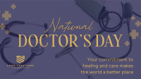 National Doctor's Day Facebook Event Cover Design