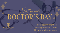 National Doctor's Day Facebook event cover Image Preview