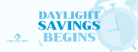 Playful Daylight Savings Facebook cover Image Preview