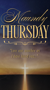 Holy Thursday Video Image Preview