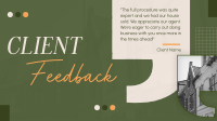 Elegant Real Estate Feedback Video Image Preview