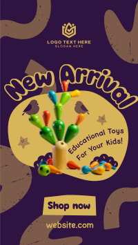 New Educational Toys Facebook Story Design