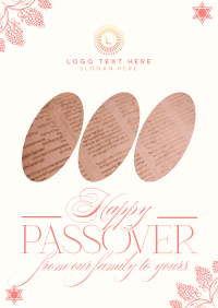 Modern Nostalgia Passover Flyer Design