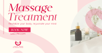 Simple Massage Treatment Facebook ad Image Preview