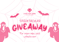 Spooktacular Giveaway Promo Postcard Image Preview
