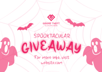 Spooktacular Giveaway Promo Postcard Image Preview