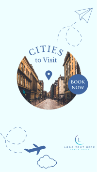 City Travel Tour Instagram Story Design