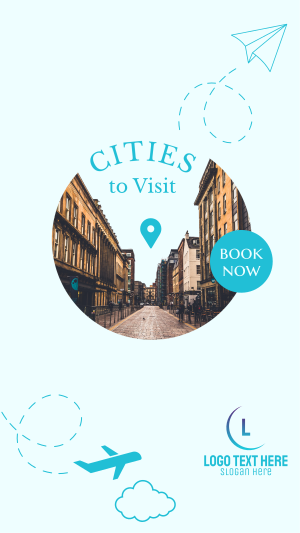 City Travel Tour Instagram story