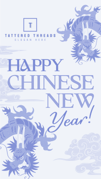 Chinese Year of the Dragon TikTok Video Image Preview