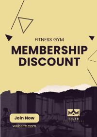 Fitness Membership Discount Flyer Design