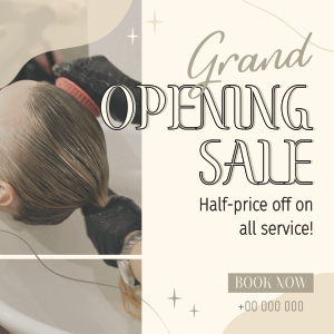 Salon Opening Discounts Instagram post Image Preview